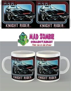 PYRAMID Knight Rider KITT Grid Coffee Mug
