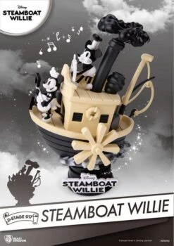 BEAST KINGDOM Disney D-Stage DS-017 Steamboat Willie PX Previews Exclusive Statue