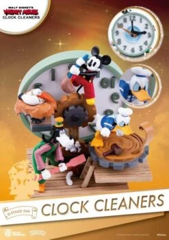 BEAST KINGDOM Disney D-Stage DS-046 Clock Cleaners PX Previews Exclusive Statue