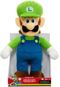 Jakks World Of Nintendo Jumbo Plush Luigi 12"