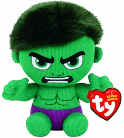 TY Marvel Hulk Beanie Babies