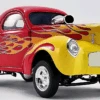 ACME 1:18 Scale - 1941 Red Flamed Gasser (Red With Yellow Flames) - Limited 1 Of 408 Pieces