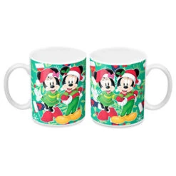 Disney Coffee Mug Mickey And Minnie Mouse Christmas
