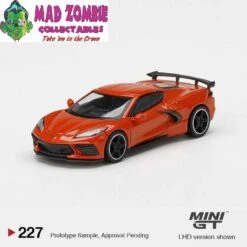 True Scale Miniatures Mini GT 1:64 - Chevrolet Corvette Stingray (C8) - 2020 - Sebring Orange Tintcoat