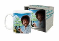 Aquarius Bob Ross – Move Mountains Ceramic Mug