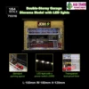 G-FANS - 1:64 Scale - JDM Garage Diorama With LED Light Double-Deck Garage