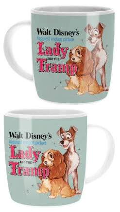 Disney Classic Lady & The Tramp Barrel Coffee Mug