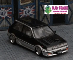 BM Creations 1:64 Scale - Toyota Starlet Turbo S 1998 EP71 - Black And Silver