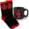Marvel Deadpool Coffee Mug And Sock Gift Pack