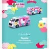 Tarmac Works Collab 64 With Sanrio -Toyota Hiace Widebody, Hello Kitty Capsule, Summer Festival