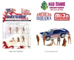 American Diorama 1:64 Patriot Girls Figure Set