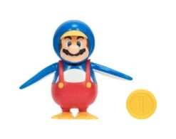 JAKKS PACIFIC World Of Nintendo Super Mario 4" Figure Wave 26 - Penguin Mario With Coin