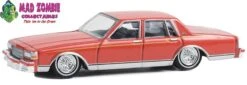 Greenlight 1:64 California Lowriders Series 3 – 1989 Chevrolet Caprice Classic – Custom Red With Yellow Stripes