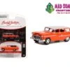 Greenlight 1/64 Barrett-Jackson Series 10 – 1955 Chevrolet Handyman Custom Wagon (Lot #1285) – Custom Metallic Orange With White Roof
