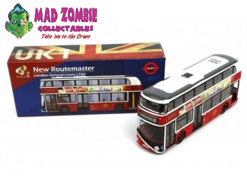 Tiny City HO Scale - London General Livery LT60 UK1 Die-cast Model Bus - Image 2