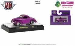 M2 Machines Detroit Muscle 1:64 Scale Release 67 - 1941 Willys Coupe - Liquid Violet