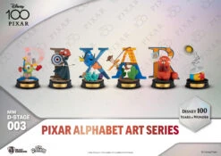 Beast Kingdom Mini D Stage Disney 100 Years Of Wonder Pixar Alphabet Art Series Set - Set Of 6