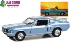 Greenlight 1/64 - Vintage Ad Cars Series 9 - 1967 Shelby GT500 “Order Your Mustang As Hot As You Like…Even Shelby Hot!”