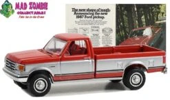 Greenlight 1/64 - Vintage Ad Cars Series 9 - 1987 Ford F-150 Pickup “The New Shape Of Tough”