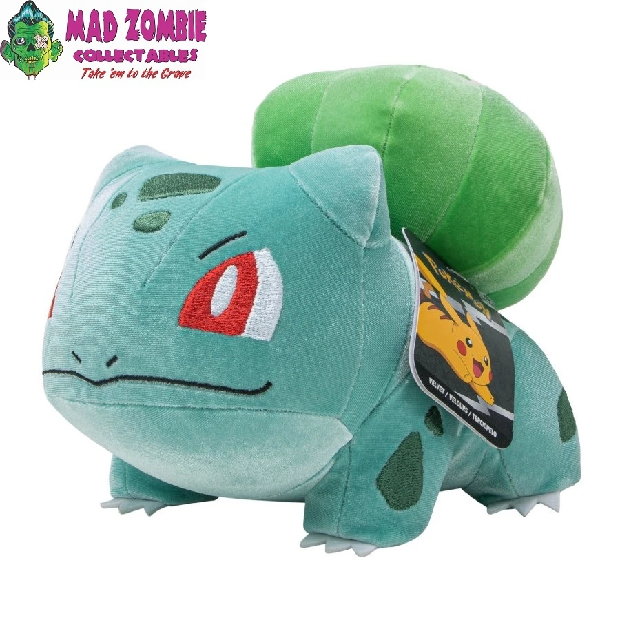 JAZWARES Pokemon Select Assortment 8" Velvet Plush - Bulbasaur