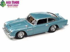 Johnny Lightning 1/64 - Classic Gold 2023 Release 1 Version A - 1966 Aston Martin DB5 (Caribbean Pearl)