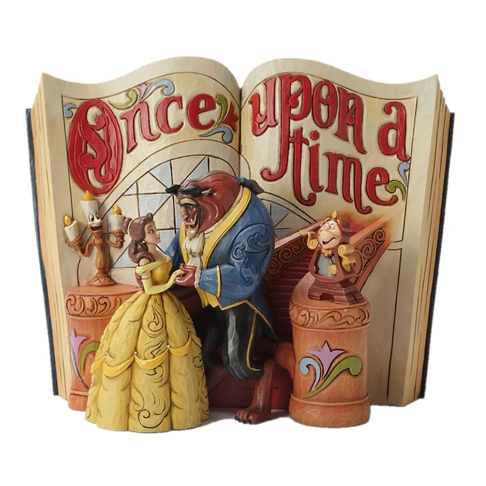 Enesco Jim Shore Disney Traditions - Beauty & The Beast - Love Endures Storybook Statue