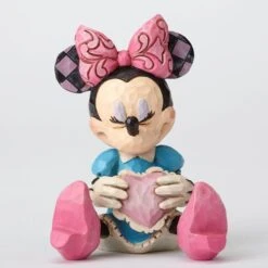 Enesco Jim Shore Disney Traditions Mini Figurine - Minnie Mouse With Heart