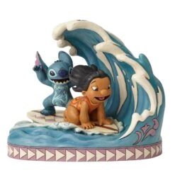 Enesco Jim Shore Disney Tradition Statue - Lilo & Stitch - Catch The Wave