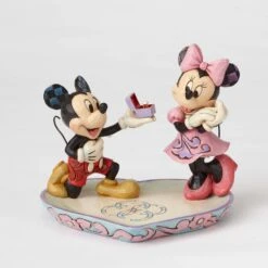 Enesco Jim Shore Disney Traditions - Mickey Proposing To Minnie - A Magical Moment Figurine