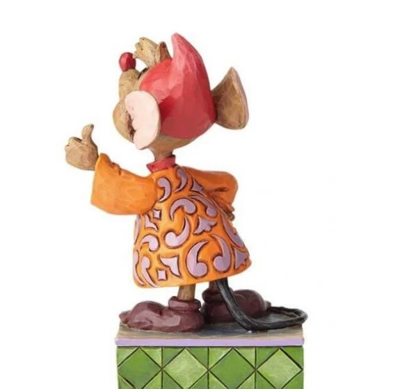 Enesco Jim Shore Disney Traditions - Jaq Personality Pose - Thumbs Up! Statue - Image 3