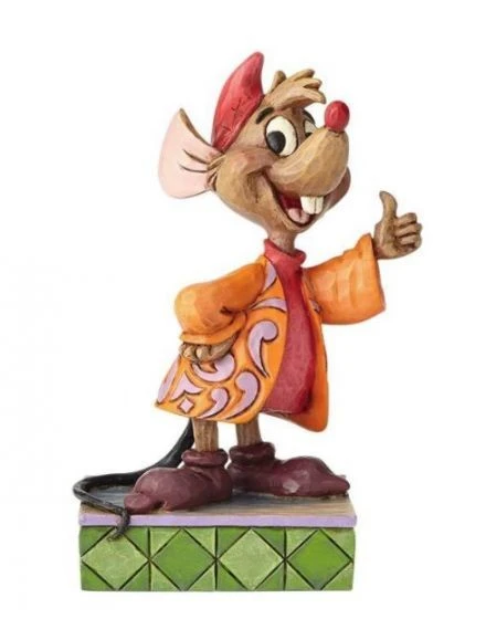 Enesco Jim Shore Disney Traditions - Jaq Personality Pose - Thumbs Up! Statue