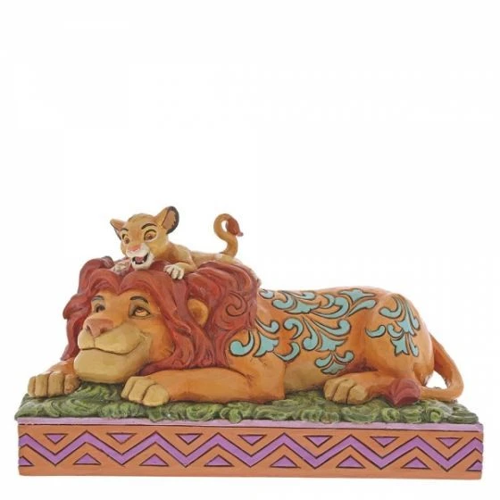Enesco Jim Shore Disney Traditions - Lion King - Simba & Mufasa - A Father's Pride Statue