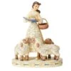 Enesco Jim Shore Disney Traditions - Beauty & The Beast - Belle White Woodland - Bookish Beauty