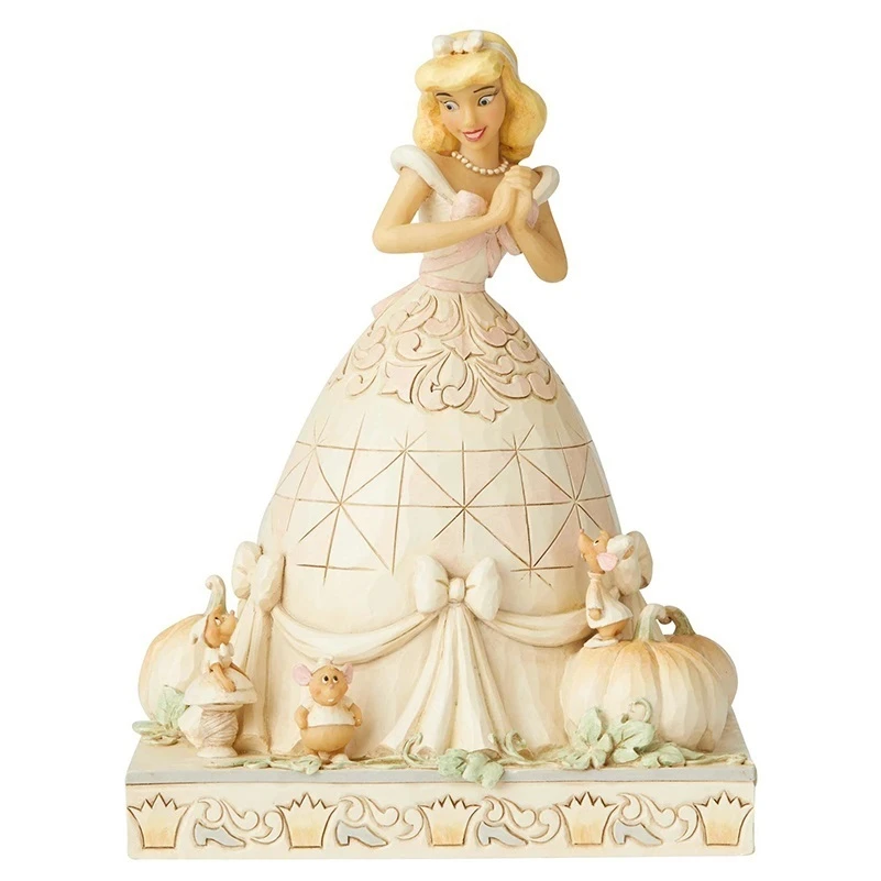Enesco Jim Shore Disney Traditions - Cinderella - White Woodland Darling Dreamer