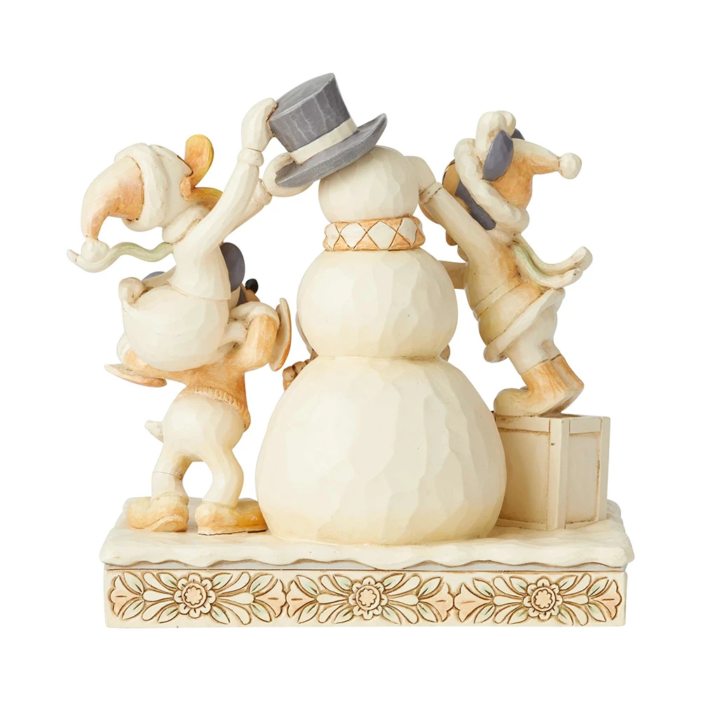 Enesco Jim Shore Disney Traditions - Mickey & Friends - Woodland Frosty Friendship Statue - Image 2