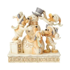 Enesco Jim Shore Disney Traditions - Mickey & Friends - Woodland Frosty Friendship Statue
