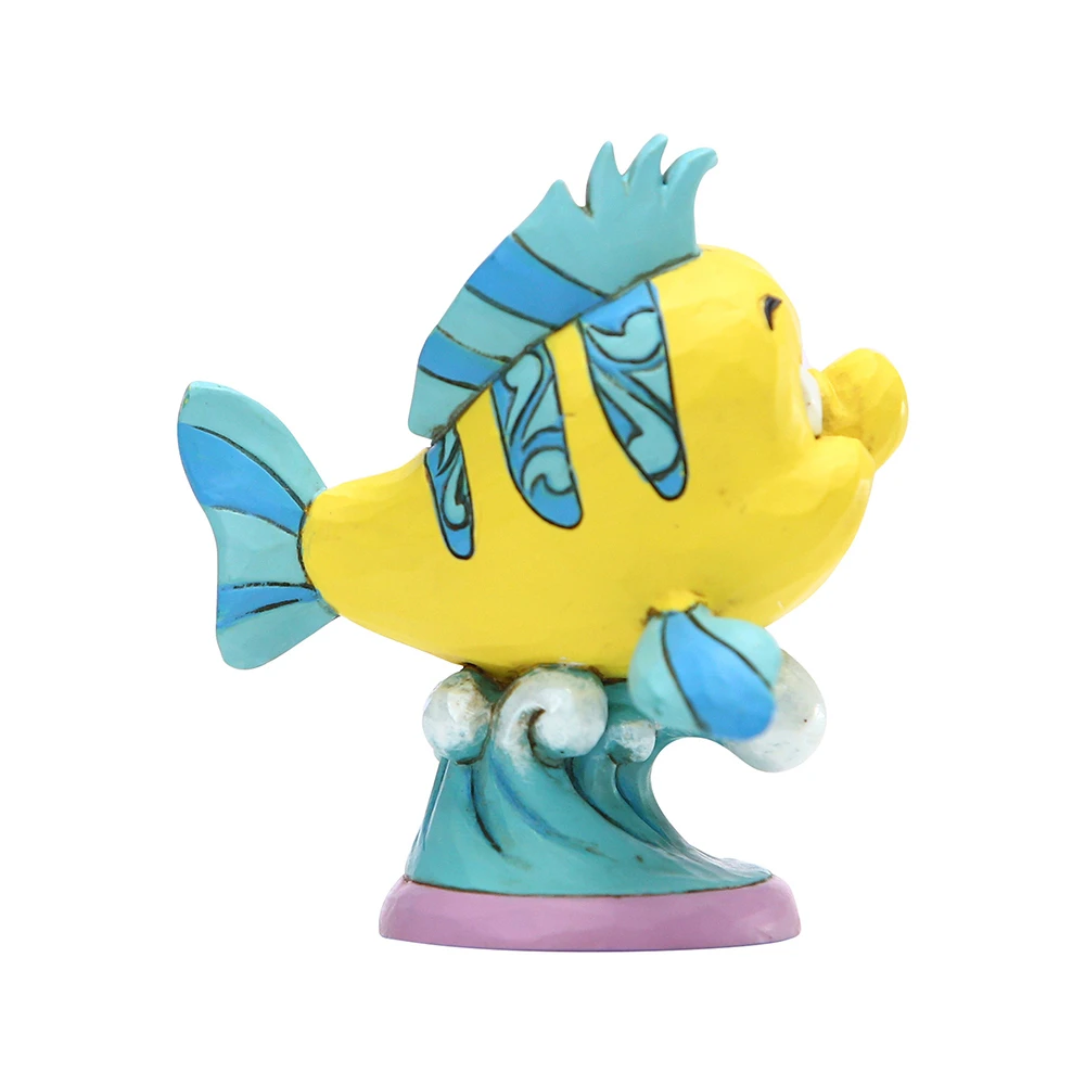 Enesco Jim Shore Disney Traditions - Little Mermaid Flounder - Go Fish Personality Pose Statue - Image 4