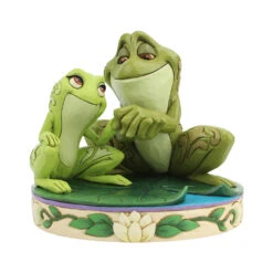 Enesco Jim Shore Disney Traditions - The Princess & The Frog - Tiana & Naveen As Frogs - Amorous Amphibians