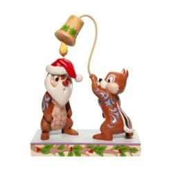 Enesco Jim Shore Disney Traditions Chip And Dale Christmas Statue
