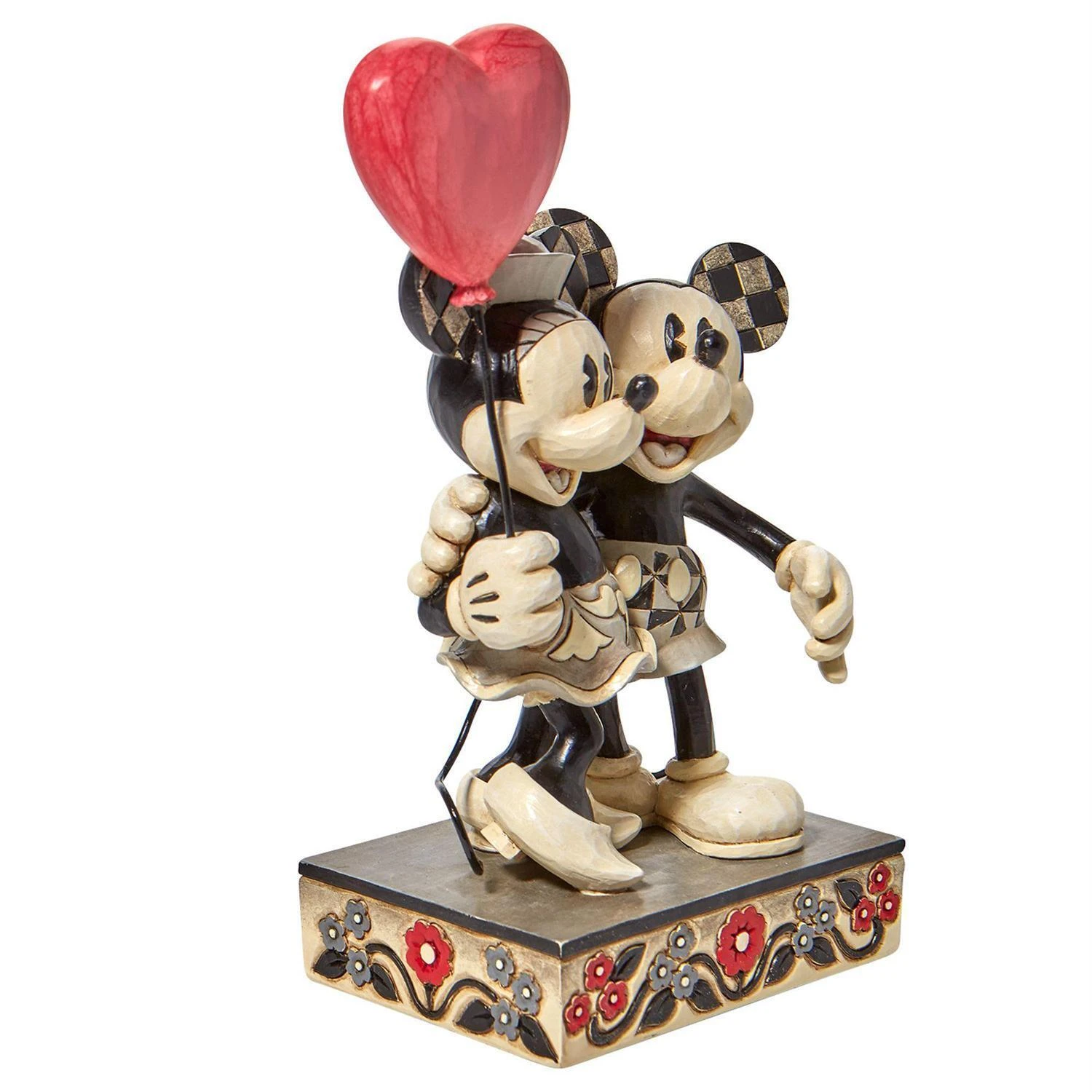 Enesco Jim Shore Disney Traditions - Mickey & Minnie Mouse - Love Is In The Air Statue - Image 2