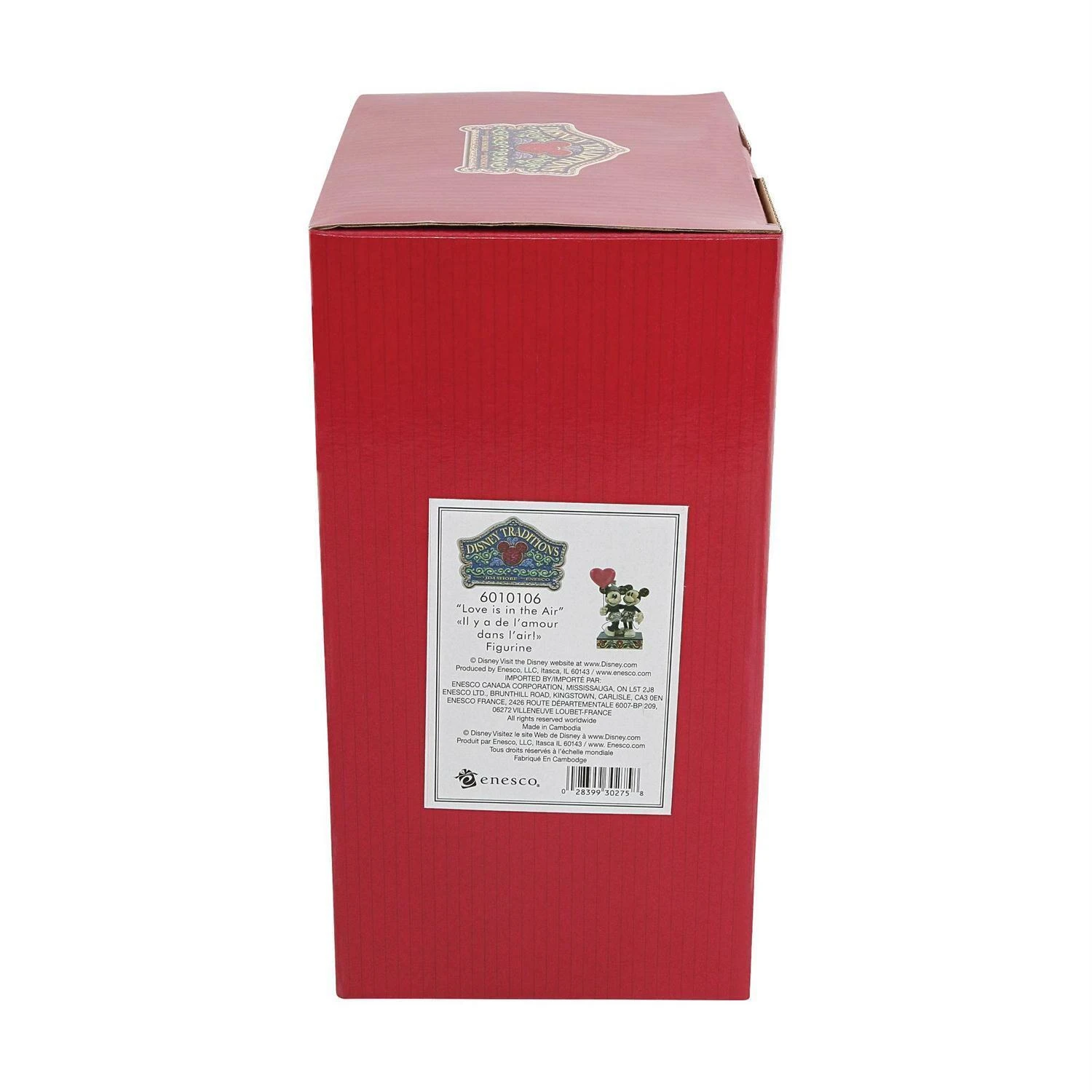 Enesco Jim Shore Disney Traditions - Mickey & Minnie Mouse - Love Is In The Air Statue - Image 4