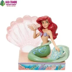 Enesco Jim Shore Disney Traditions - Little Mermaid - Ariel With Clear Shell Statue