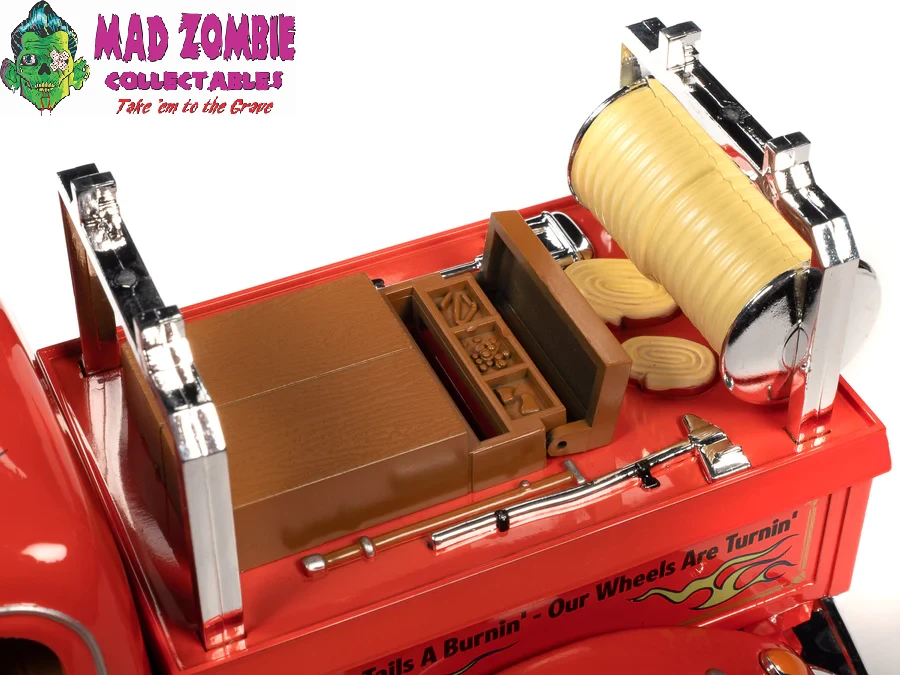 Auto World 1/18 Rat Fink Fire Truck With Resin Figure - Image 6