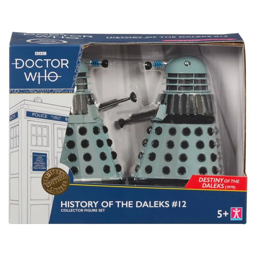 Doctor Who - History Of The Daleks #12 ‘Destiny Of The Daleks’ (1979) Collector Series 5.5” Scale Action Figure 2-Pack - Image 2