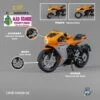 CM Model 1/18 Scale - MV Agusta SV800 2022 Yellow