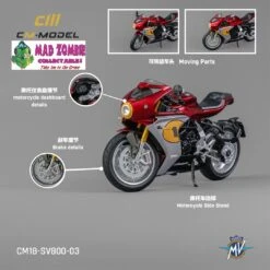 CM Model 1/18 Scale - MV Agusta SV800 2022 #1