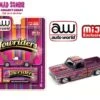 Auto World 1/64 1983 Chevrolet Silverado Pickup Lowriders Limited 4,800 Pieces – Purple – Mijo Exclusives
