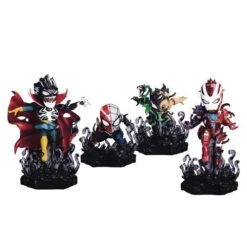 BEAST KINGDOM Marvel Maximum Venom MEA-018 Venomized Mini-Figure 4-Pack