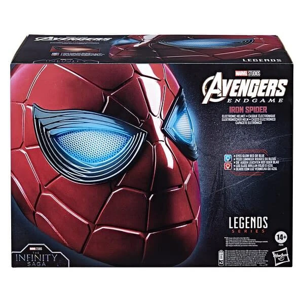 Hasbro Marvel Legends Series Spider-Man Iron Spider Electronic Helmet - Image 2