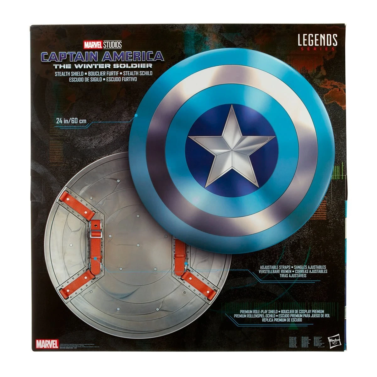 Hasbro Marvel Legends Series Captain America: The Winter Soldier Stealth Shield Prop Replica - Image 2